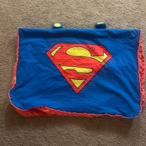 Superman Logo Blue and Red car seat canopy